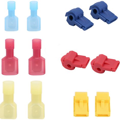 Kit de connecteurs à bornes à connexion rapide TTap 120 paires (rouge/jaune/bleu) (1/5)