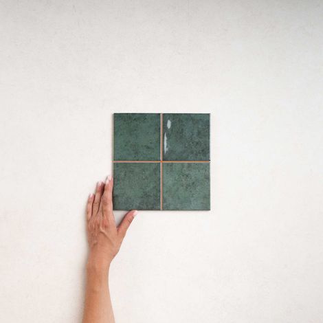 Faïence Effet Zellige CHAOUEN 10x10 Ocean (1m²)- Les Carreaux de Jean (1/4)