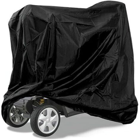 Sollbry Housse de scooter de mobilité Oxford très résistante et imperméable pour fauteuil roulant, protection contre la pluie, la poussière pour la plupart des scooters à mobilité réduite (140 6691cm) (1/5)