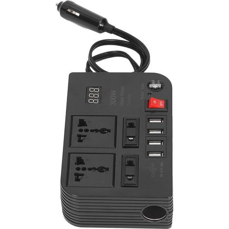 DC12V auf AC220V LCD Modifizierter Sinus-Wechselrichter für Auto, multifunktionaler Hochleistungs-Konverter 300W (1/5)