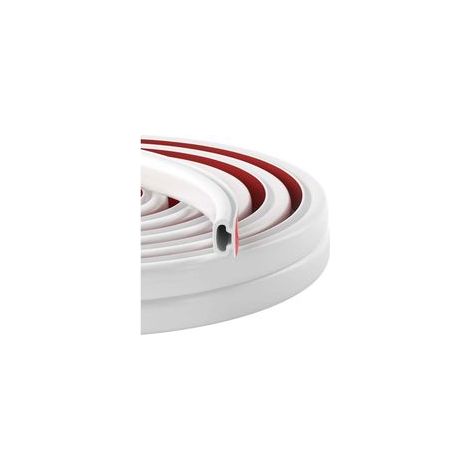 Joint Porte Fenetre Isolation et Phonique,Forme D Caoutchouc Joint de Porte(Blanc, 8M) (1/4)