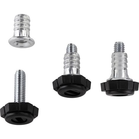 10er Set Verstellfüße M6 x 27,9 mm mit Einschlagmuttern (1/2)
