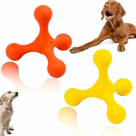 Jouet à Mâcher Élasticité,2 pcs  Jouet Élastique pour Molaires de Chiot, Jouet Interactif pour Morsure de Chien, à La Molaire des Dents de Chien, Jouets Interactifs, Durables et Sûrs (1/5)