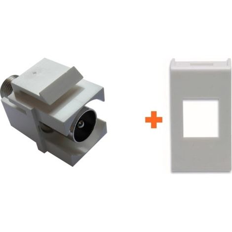 Keystone presa TV diretta IEC maschio compatibile Ave Banquise
