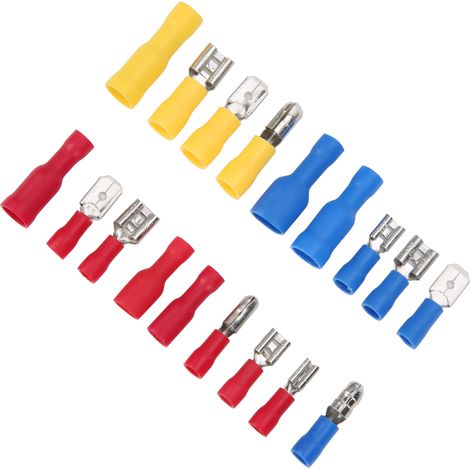 Kit de 120 cosses à sertir à froid pour câbles électriques, accessoires de connexion (1/5)