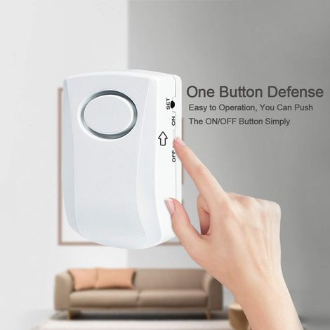 Alarme Fuite Eau 130dB, Câble Long 95CM avec Capteur, Alarme de Détection de Fuite d'eau de Sécurité à Domicile, Batterie Incluse, 895526mm 1pc
