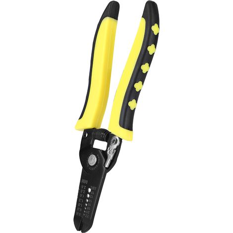 Pince coupante 7 en 1, pince à dénuder l'acier, dénudeur de câbles 10-22 AWG/0,6-2,6 mm