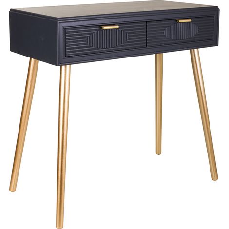 Recibidor de madera gris oscuro 82x41x78