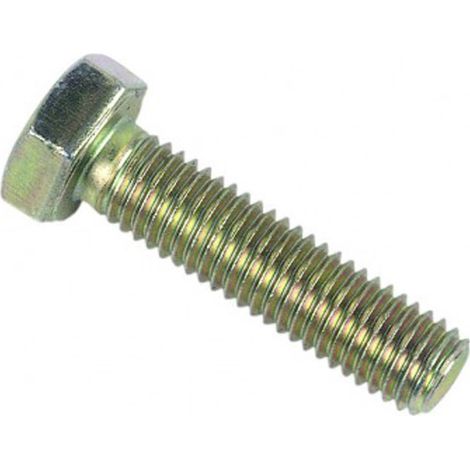 Vis tête hexagonale totalement filetée classe 8,8 Zingué CR3 200HBS ou bichromaté - 4 x 10 mm - BIVI (1/2)
