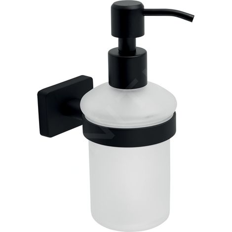 Ferro Greta Distributeur de savon, noir mat (AGR34BL) (1/2)