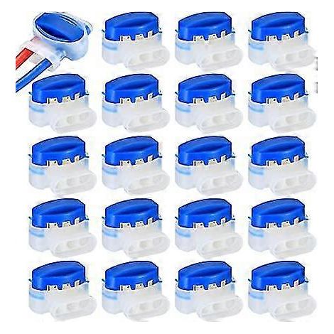 Lot de 20 connecteurs de câbles pour tondeuse robot, serre-câbles étanches, connecteurs de câbles. (1/5)