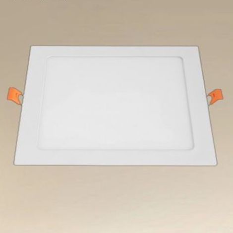 TRADE SHOP - Pannello Led 18 Watt Da Incasso Quadrato Bianco 225mm Luce 3000k-6500k Ip20 00106 - (1/4)