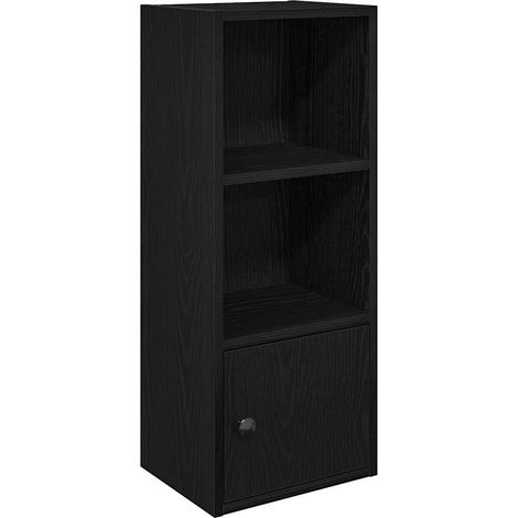 Maison Exclusive - Librería de madera contrachapada roble negro 3