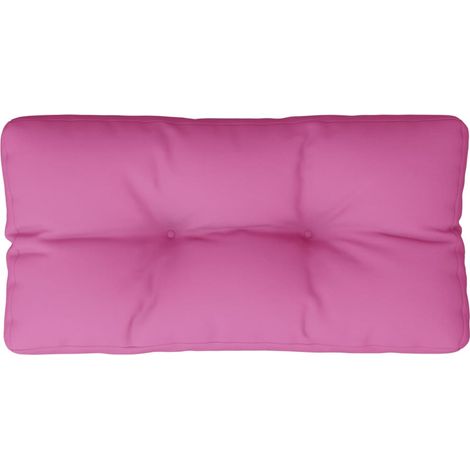 Coussin d'extérieur，Coussin de palette rose 70x40x12 cm tissu CFW565750 (1/5)