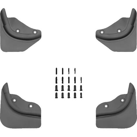 Guardabarros para Tesla Model 3 y Model Y, resistentes al desgaste, diseño invisible, acabado enebro. (1/2)