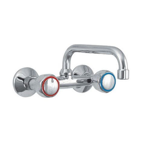 GRUPPO LAVELLO A MURO CON CANNA SUPERIORE SERIE ARTOS- DHIMP- pezzi 1 (1/2)