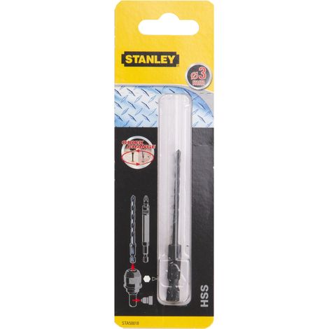 Broca HSS para metal madera y plástico ø 3mm. Eje hexagonal STY-STA50018-XJ