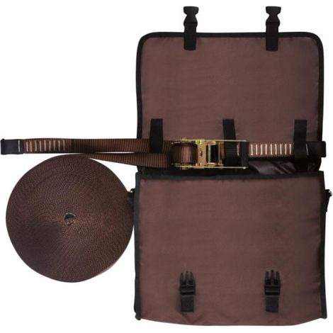 Linea de vida horizontal 20m regulable con mochila 2 usuarios
