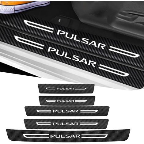 (5 pièces) Autocollants de protection pour seuil de porte,coffre et bas de caisse Nissan Pulsar : protection anti-rayures et anti-éraflures (1/2)