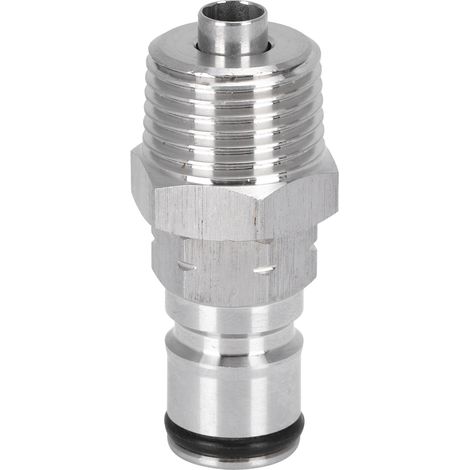 Adaptateur de fût à verrouillage à bille 19/32‑18 avec filetage mâle NPT 1/2 po pour fût Corny Keg (1/5)