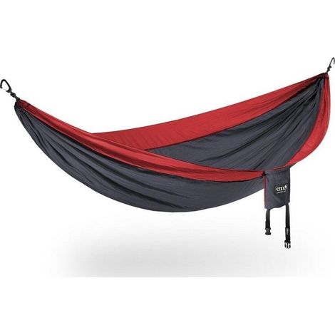 Hamac Eno SingleNest negro y rojo 290 x 137 cm
