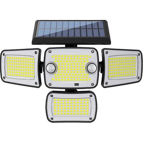 LED-Solar-Außenleuchten mit Bewegungsmelder und Personenerkennung (1/5)