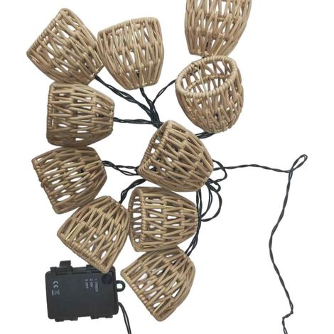 10 LED-Solar-Lichterkette für den Außenbereich, 3,6 m, Solar-Gartenlichterkette, IP65 wasserdicht, LED-Lichterkette (1/5)