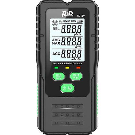 Compteur Geiger RD650 Détecteur de rayonnement nucléaire Rayons X Rayons γ Rayons β