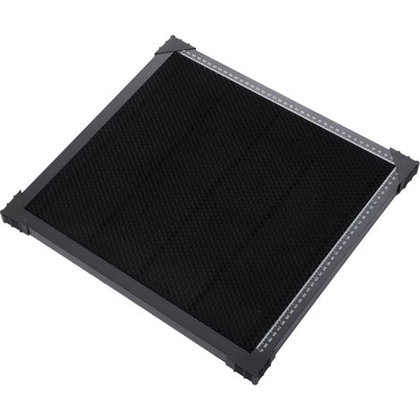 Arbeitstisch für Lasergravierer, Schneidplatte aus Stahl, Gravierbett mit schneller Wärmeableitung, 430 x 400 mm Aluminiumplatte (1/5)