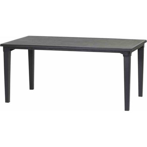 Profiline Gartentisch Futura 165x94x75 cm Geflechtoptik Esstisch Tisch (1/5)