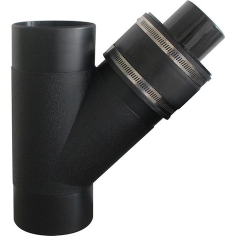 Raccord y aspirateur copeaux atelier bois dérivation y distributeur pour collecteur de sciure tuyau extracteur de poussière (100mm-ID58mm OD63mm) (1/5)
