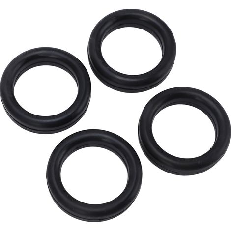 4 Stück 2-Zoll-O-Ring BR554 Auspuffhalterung Schwarz Geräuschdämpfung Langlebiger Auspuffhalterungs-O-Ring für Fahrzeuge (1/5)