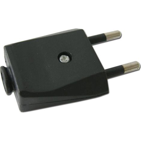 Spina bipolare nera 10-250 V Blister 11007-50503