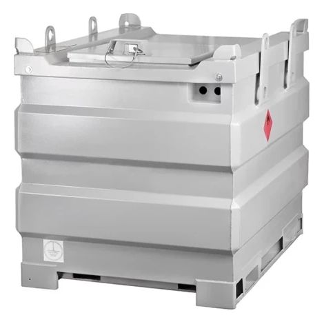Citerne avec pompe gazole GNR fioul 12V 1000 MobiSTEEL (1/3)