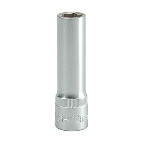 Bussola lunga a 6 punte cromata da 1/2'' 13 mm - YT-1226 (1/4)