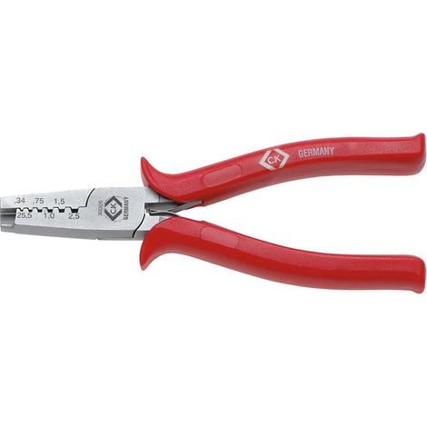 Pinza crimpatrice Boccola 0.25 fino a 2.5 mm² C.K 430005