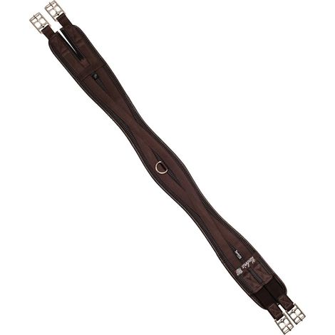 135 cm, Marrone: Sottopancia inglese in neoprene con elastici e anello centrale (1/5)