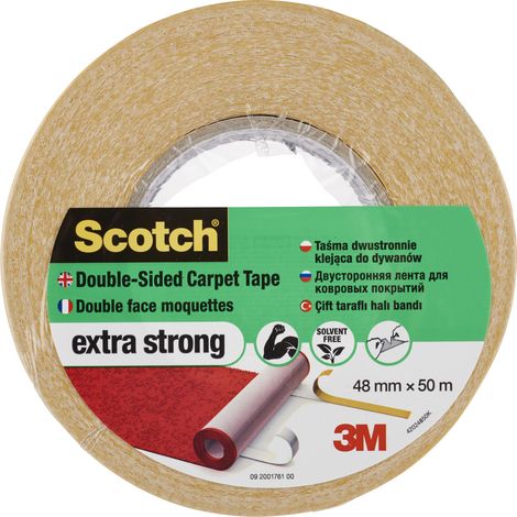 Ruban pour moquette double face extra fort Scotch®, 48 mm x 50 m (1/5)