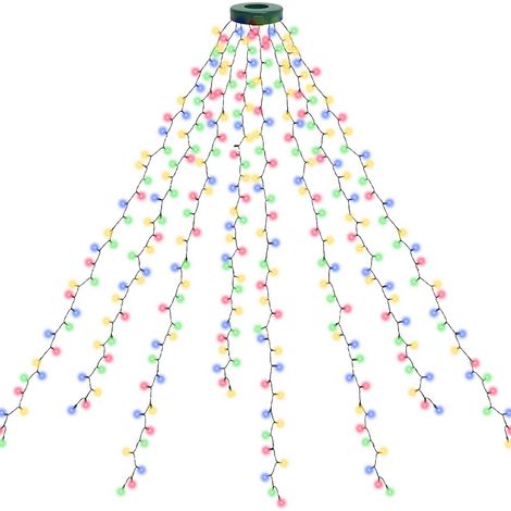 Guirlande Lumineuse Led - Effet Couleur Dégradée - Pour Arbre De Noël Intérieur Extérieur - Filet Décoratif Festif - 200 Leds - 10 M (1/5)