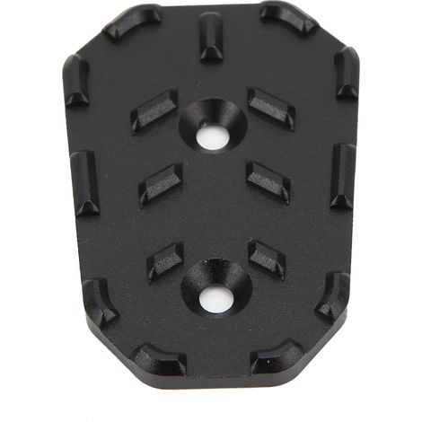 CNC-gefräster Motorradbremshebel und verbreiterte Fußrasten aus Aluminiumlegierung, Ersatzteil kompatibel mit CB500X 2017–2020, schwarz, Pedalset (1/5)