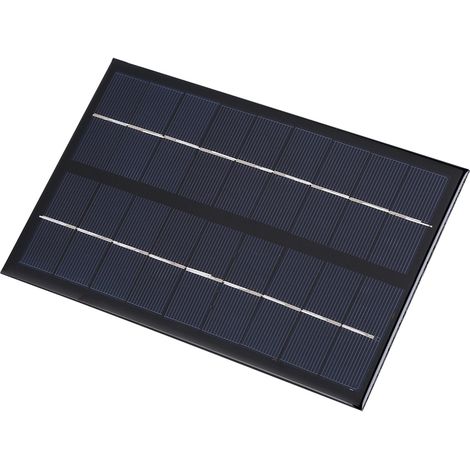 9V 3W polykristallines Solarmodul, Mini-Photovoltaikzelle für Handy-Ladegeräte, DIY-Lampen, Solarenergieprojekte (1/5)