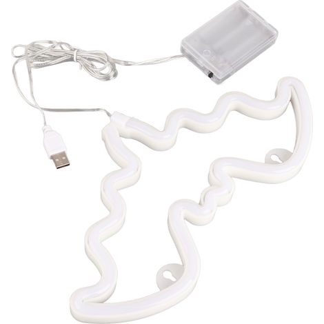 Enseigne lumineuse LED néon innovante en forme de chauve-souris, rose, idéale pour les décorations de fêtes de fin d'année. (1/5)