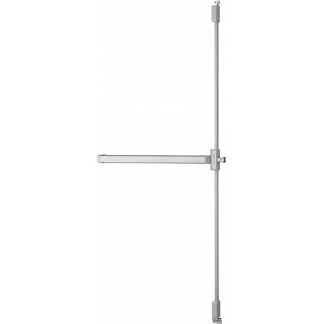 Serrure antipanique S-PUSH 2/3 points réversible laqué gris - THIRARD (1/3)