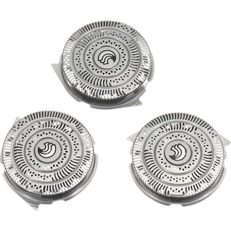 HQ9 Convient aux accessoires de rasoir Philips PT920, PT922, PT830, PT927 Jeu complet de têtes (3 pièces).