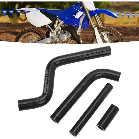 Silikon-Kühlerschlauch für Yamaha YZ125 Motorrad 1996-2001 (HX070) Schwarz (1/5)