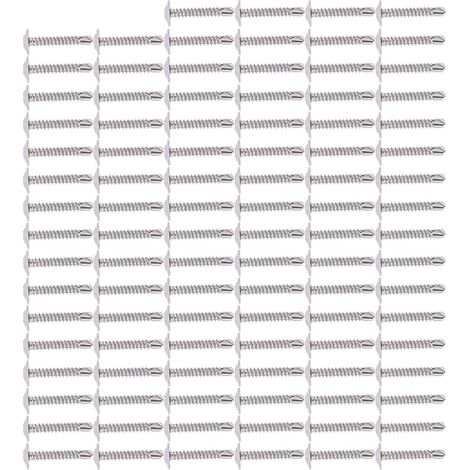 Lot de 100 vis auto-perceuses M4.2x25 tete ronde plateau inox 304 fixation accessoires bricolage electrique mecanique (1/5)
