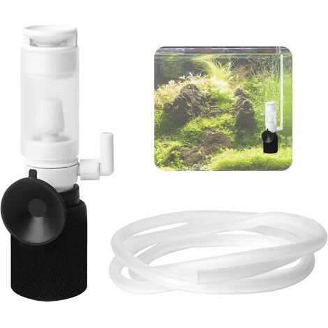 Filtre Interne d'aquarium Filtre d'aquarium Filtre à Poissons Pratique Filtre d'aquarium avec Tuyau pour Augmenter la Teneur en Oxygène de l'eau (1/5)