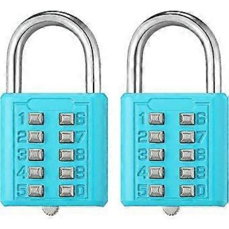Digitales Zahlenschloss, 10-stelliges Zahlenschloss mit Tastatur, 5-stelliges Zahlenschloss (1/5)