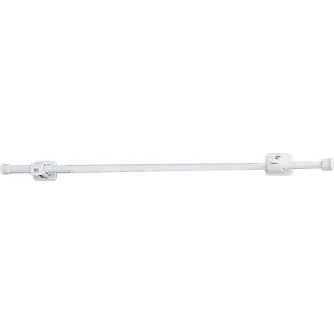 Decdeal Gardinenhalter mit Halterungen, Teleskopen, zuverlässiges Fax-Stützset für Bad und Küche, 50-90 cm, 1 Stück + Haken (1/5)