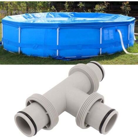 Remplacement de valve à Piston de tuyau en forme de T de piscine fendue 2 en 1 pour l'entretien de pompe de piscine de système de Circulation de filtre (1/4)